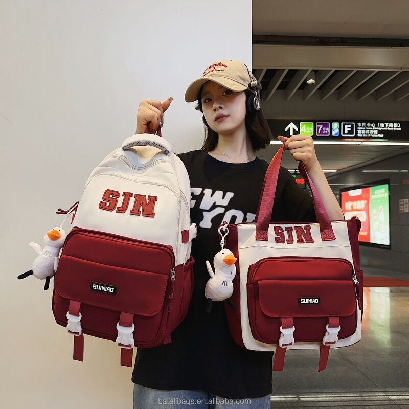 Student Backpack Factory - OEM Custom 2-Piece Set Travel Bag