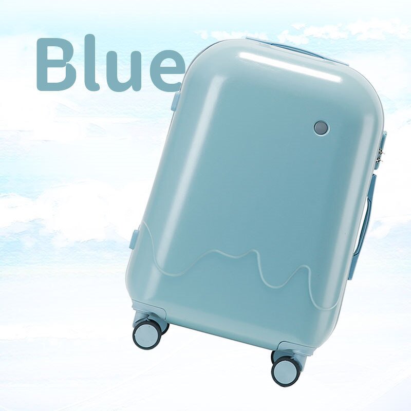 Student Suitcase Factory - OEM White Small Fresh Spinner Luggage