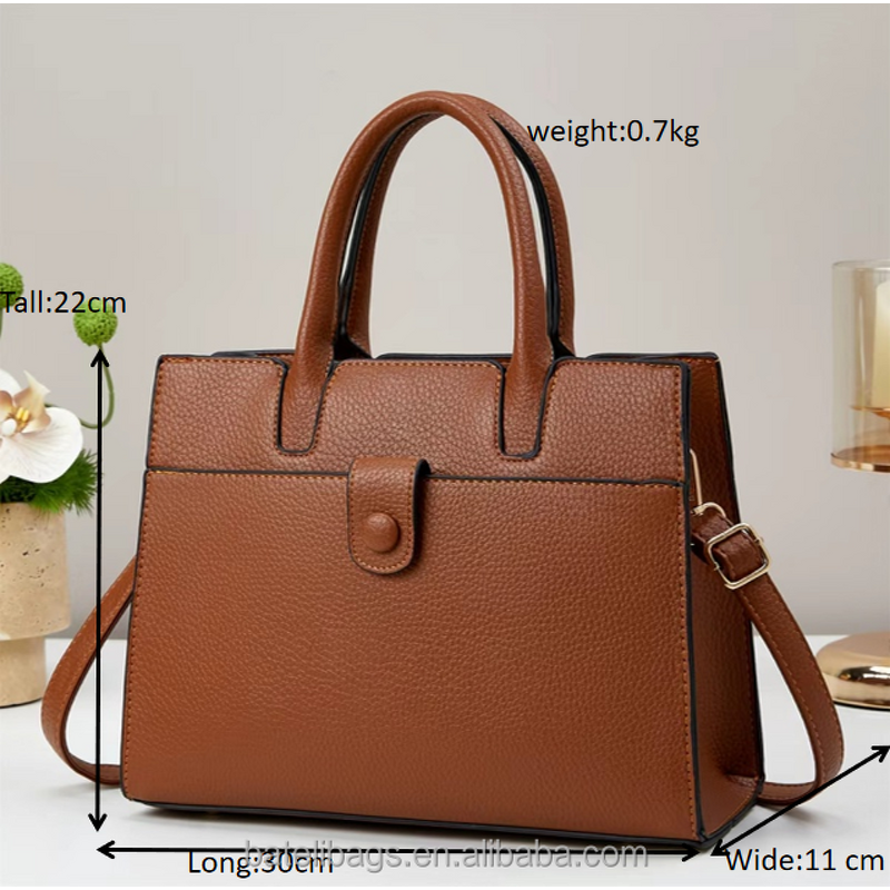 Women's Handbag Factory - OEM Solid Color Large Capacity Casual Bag