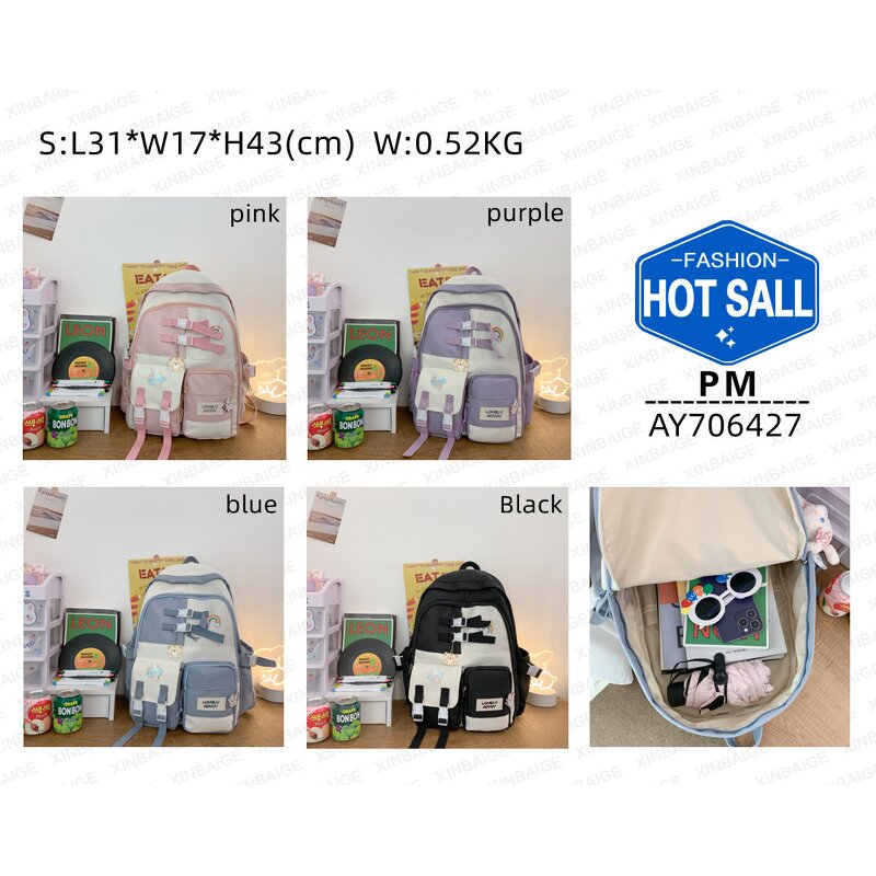 School Backpack Factory - OEM Korean Style Cute Large Capacity Bag
