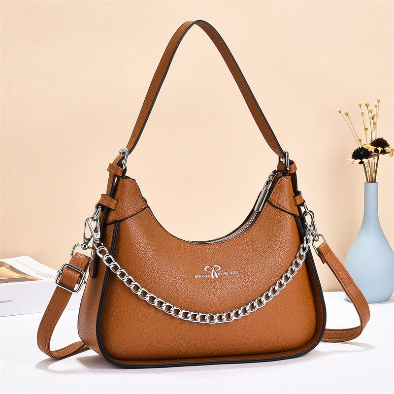 Women Crossbody Bag Factory - OEM Chain PU Leather Fashion Bag