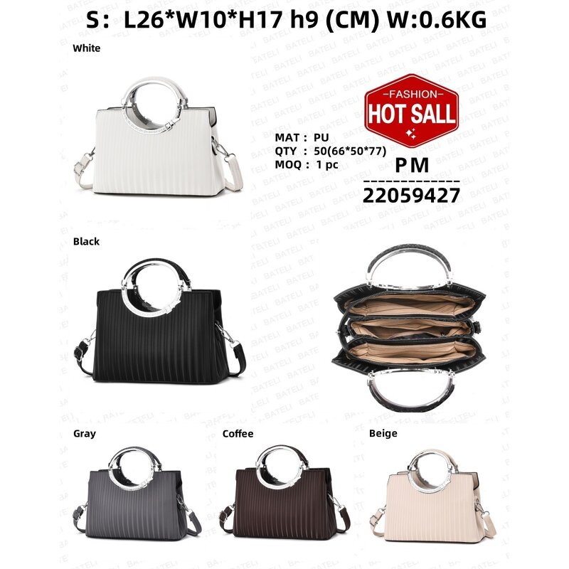 Women's Crossbody Bag Factory - OEM Zip Closure Luxury Shoulder Bag