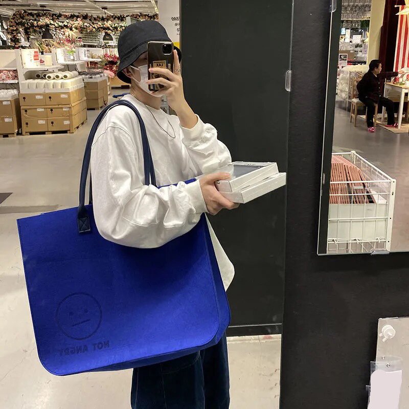 Felt Tote Bag Factory - Bulk Custom Shopping Extra Large Tote