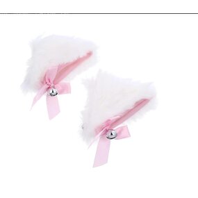 Cat Ear Hair Clip Factory - OEM Plush Bell Bows Barrette Cosplay Decor