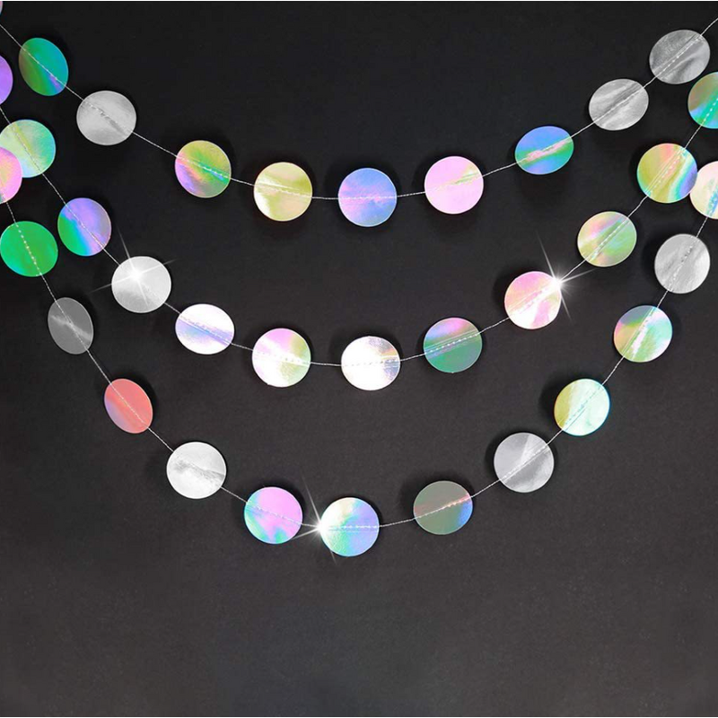 Star Garland Factory - OEM Metallic Laser Crescent Streamer Baby Shower