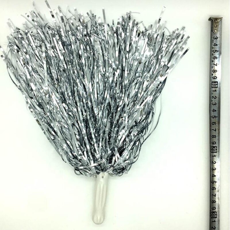 Cheerleading Pom Poms Factory - OEM Kids Metallic Foil Hand Flowers Baton