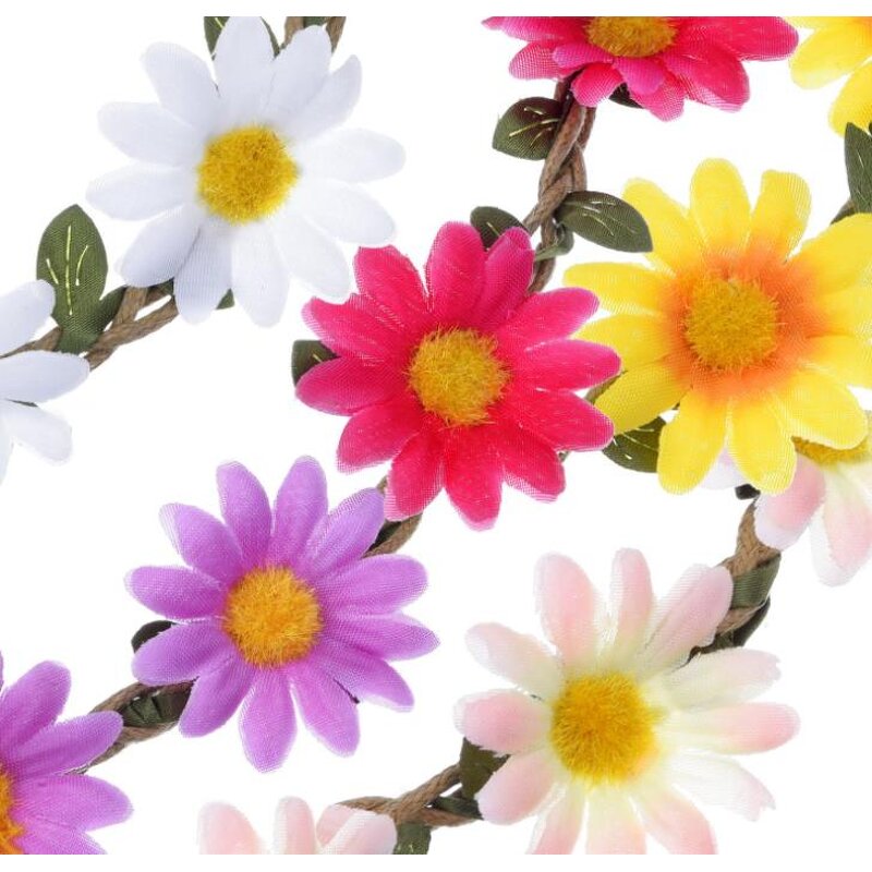 Daisy Headband Factory - OEM Floral Crown Sunflower Bohemian Garland
