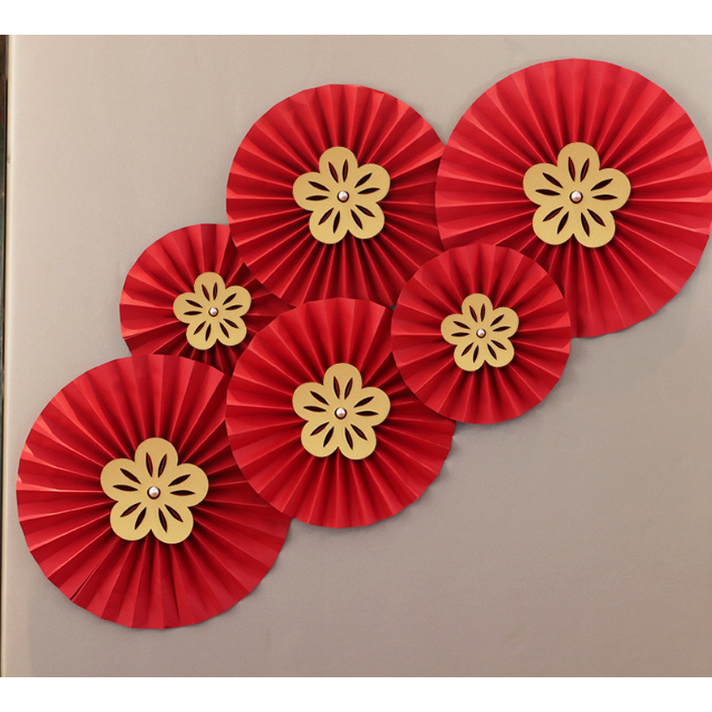 Paper Fan Flowers Factory - Bulk Wedding Birthday New Year Wall Decor