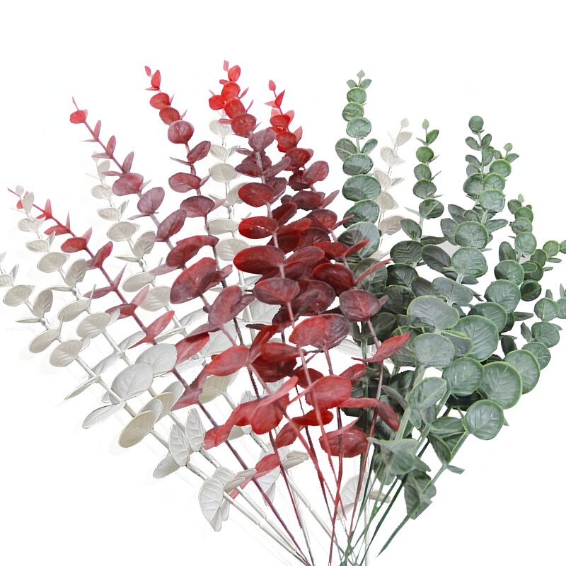 Artificial Eucalyptus Stems Factory - OEM DIY Bouquet Wedding Decor