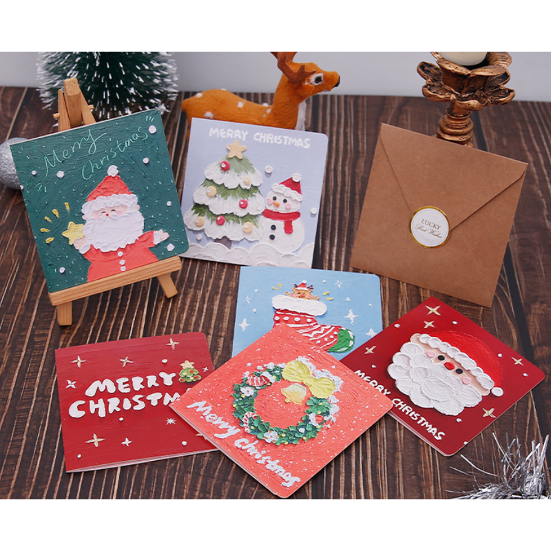 Christmas Cards Factory - OEM Merry Xmas Greeting Cards with Envelope