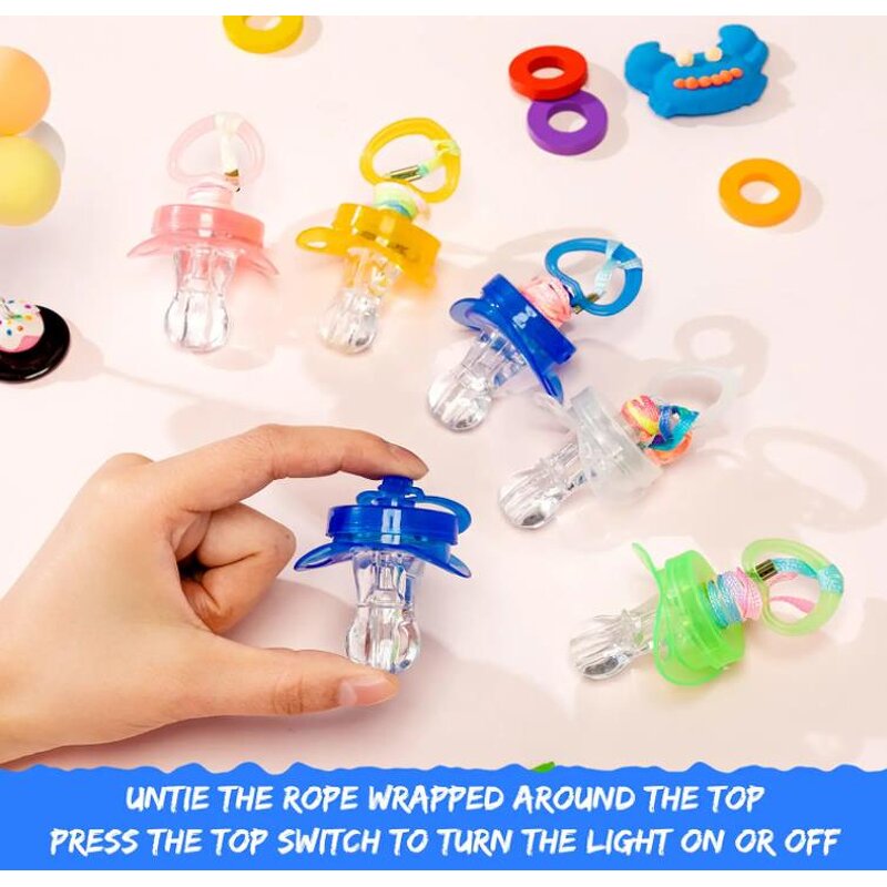 Led Pacifier Whistle Factory - OEM Flashing Noise Maker Party Favors