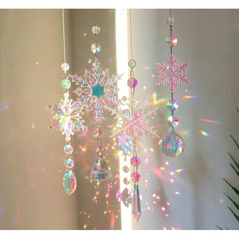 Rainbow Maker Factory - OEM Crystal Rhinestones Snowflake Ball Prism