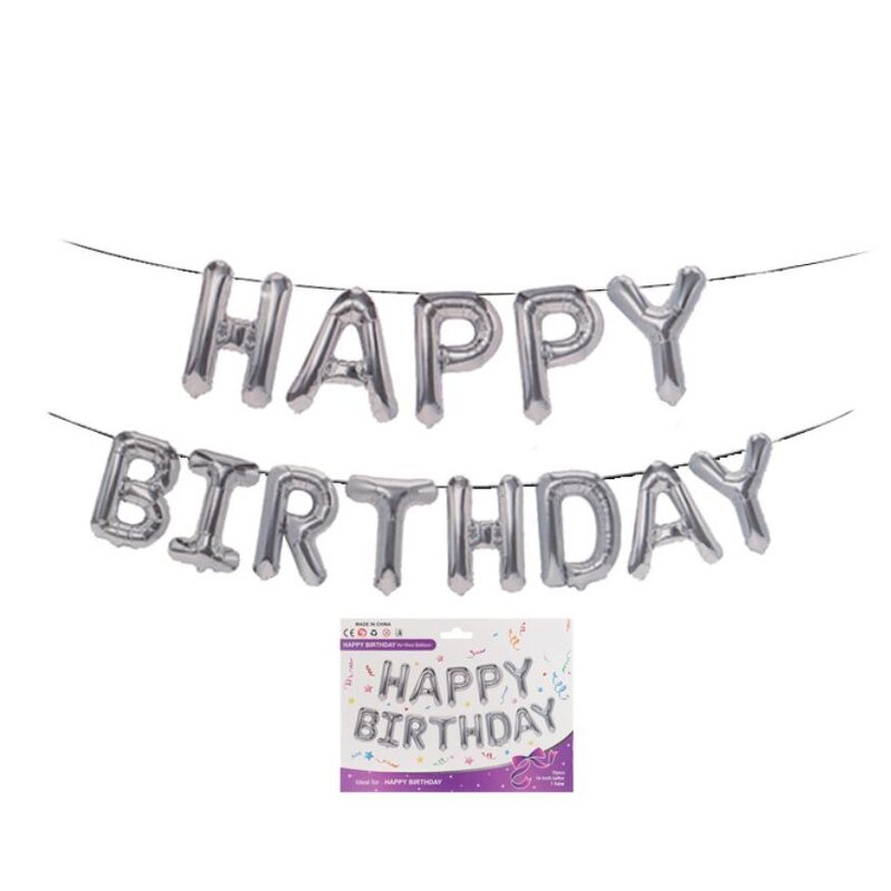 Birthday Balloons Factory - OEM 16 Inch Mylar Foil Letters Party Decor