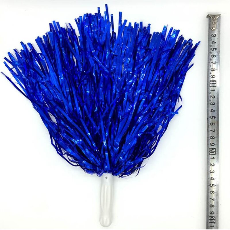 Cheerleading Pom Poms Factory - OEM Kids Metallic Foil Hand Flowers Baton