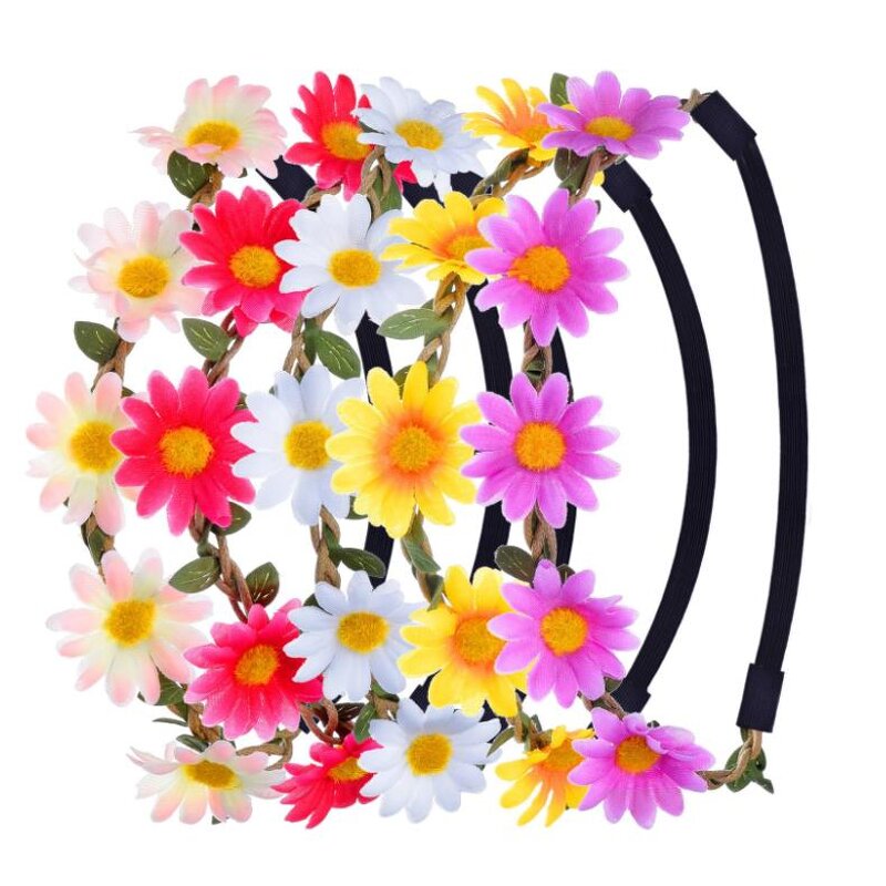Daisy Headband Factory - OEM Floral Crown Sunflower Bohemian Garland