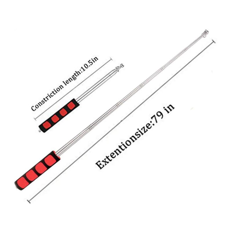 Flag Pole Factory - OEM Handheld Stainless Steel Telescopic Tour Guide