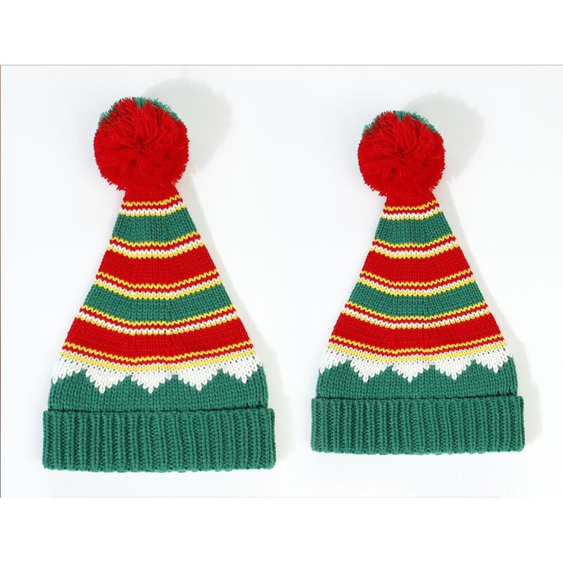 Winter Hat Factory - OEM Santa Beanies Pompoms Earflap Xmas Present