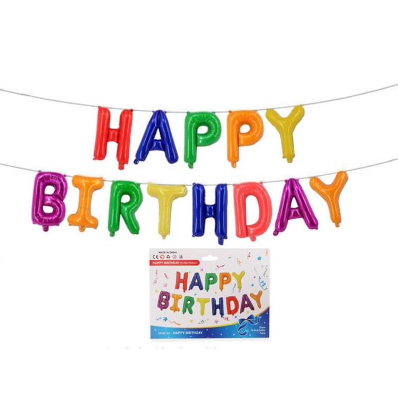 Birthday Balloons Factory - OEM 16 Inch Mylar Foil Letters Party Decor