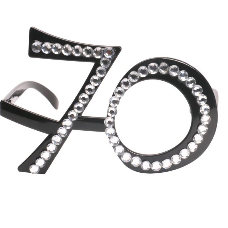 Birthday Glasses Factory - OEM Number Crystal Frame Party Favor Decoration