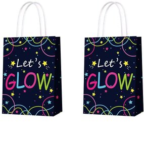 Party Favor Bags Factory - OEM Neon Theme Luminous Gift Wrap Treats
