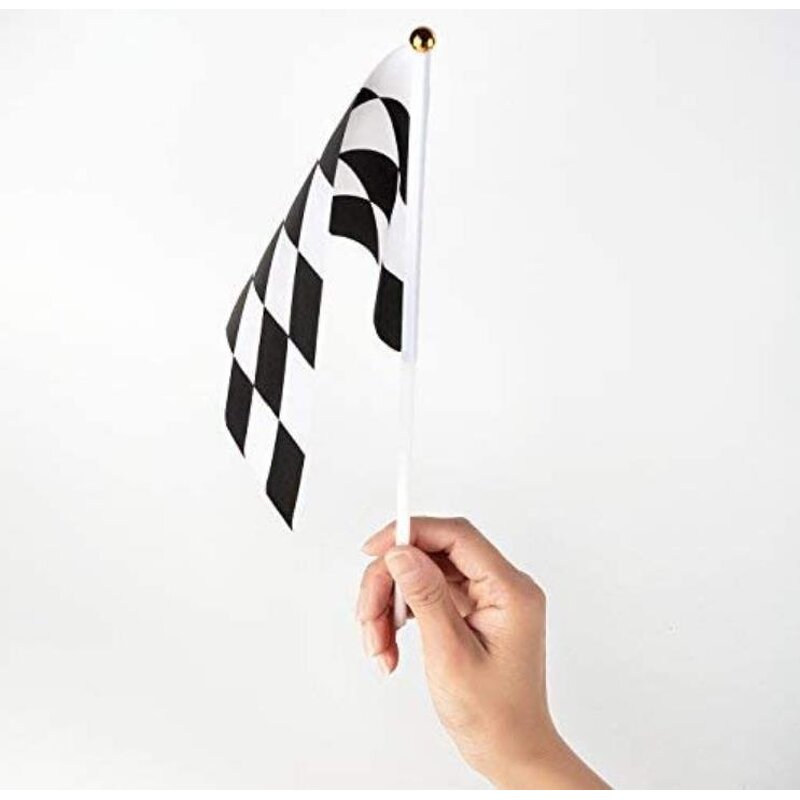 Racing Flag Factory - OEM Checkered Polyester Hand Held Stick Sport Events