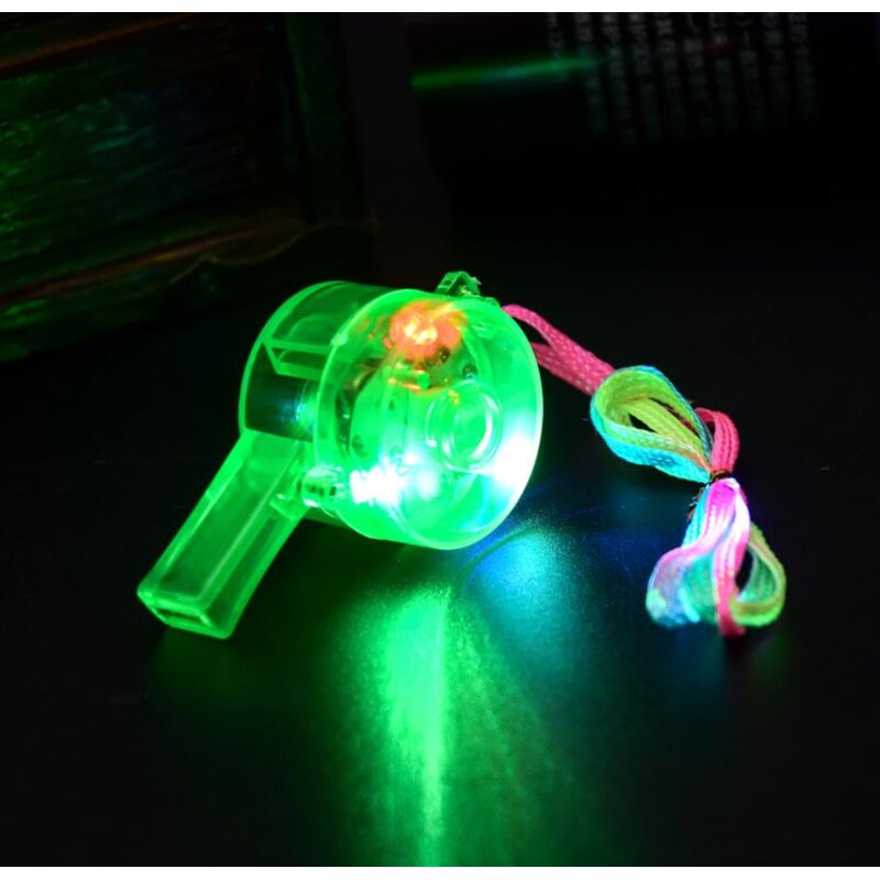 Led Whistle Factory - OEM Light up Flashing Pendant Lanyard Noiser