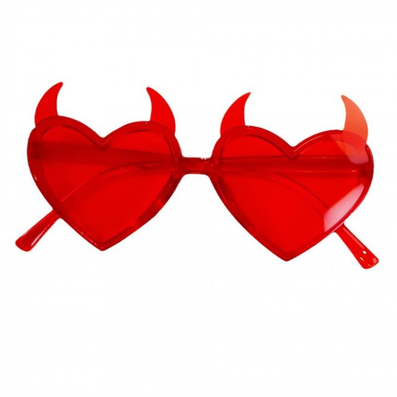 Devil Horns Sunglasses Factory - OEM Heart Red Funny Halloween Cosplay