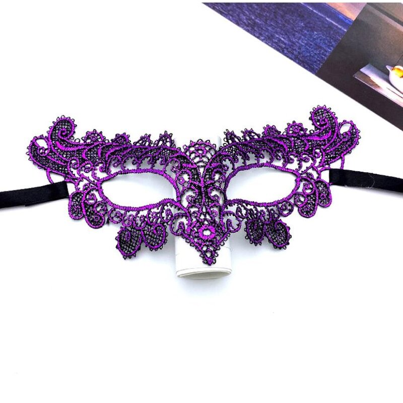 Masquerade Mask Factory - OEM Metallic Lace Women Party Sexy Eyemasks