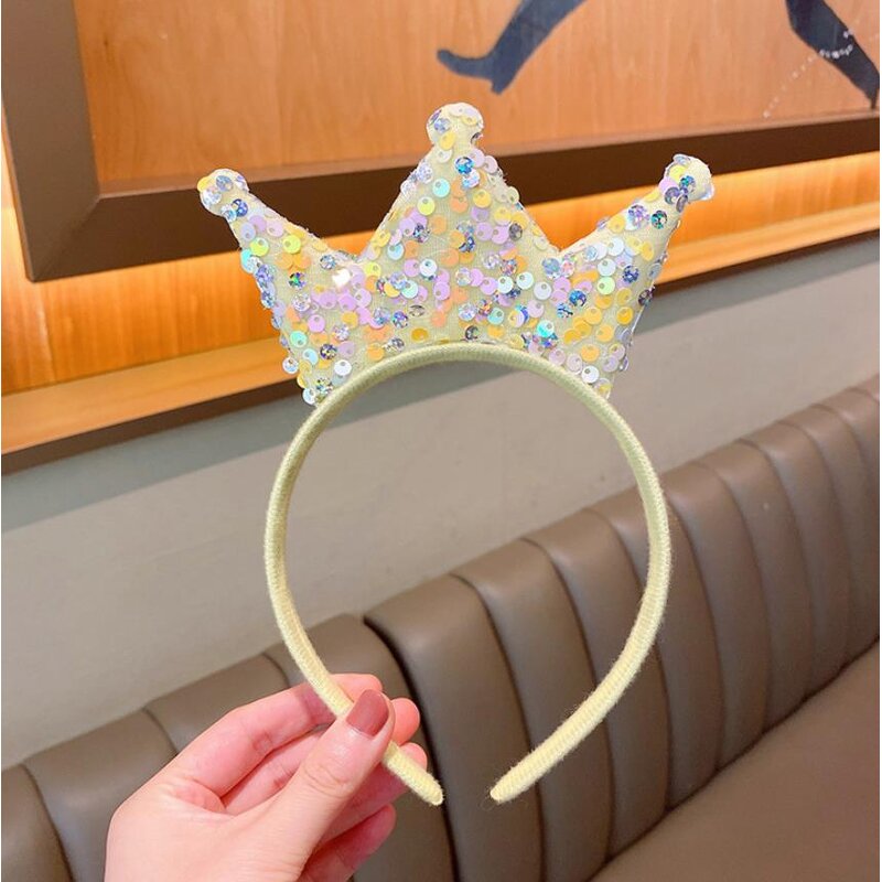 Crown Headband Factory - OEM Double Sides Sequins Princess Girls Hairband