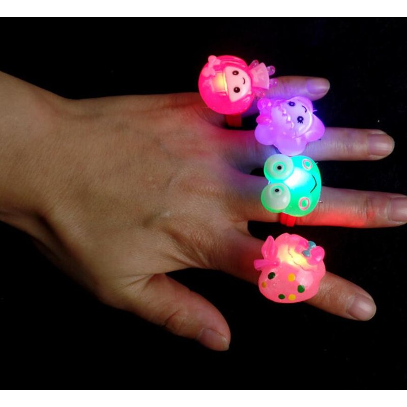 Led Rings Factory - OEM Glow Flashing Finger Rings Party Favors