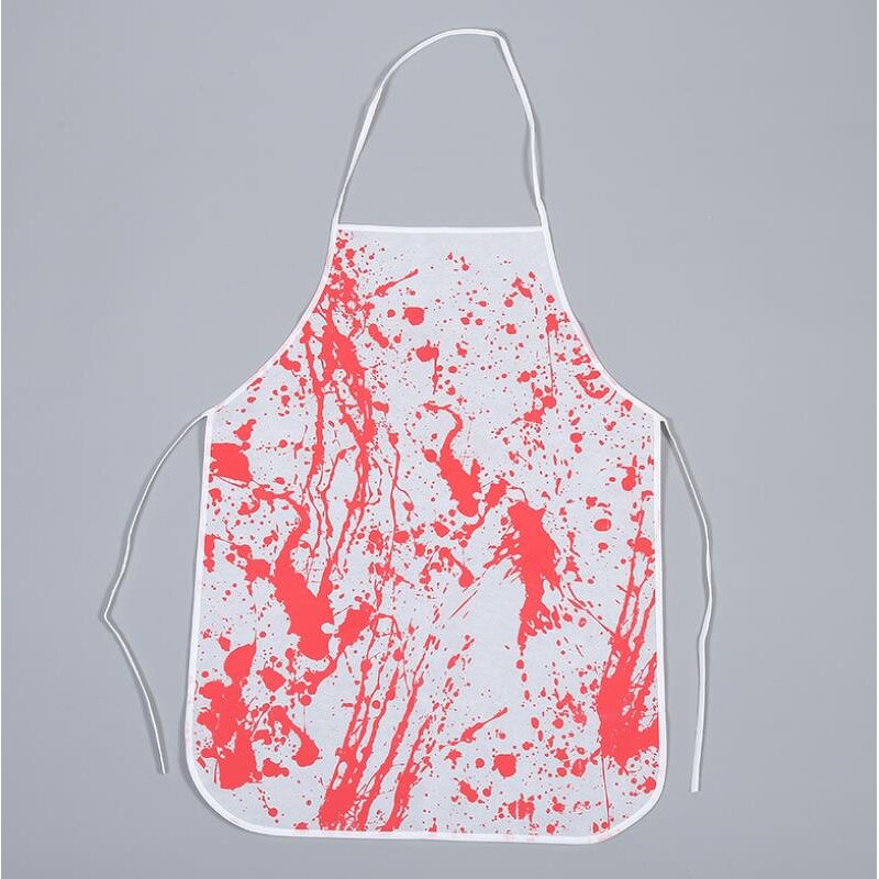 Halloween Apron Factory - OEM Bloody Horror Chef Splattered Printed Bibs