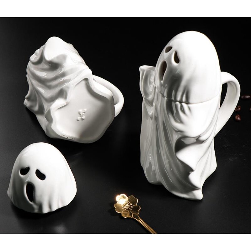 Ceramic Mugs Factory - OEM Ghost Novelty Halloween Coffee Tea Cup