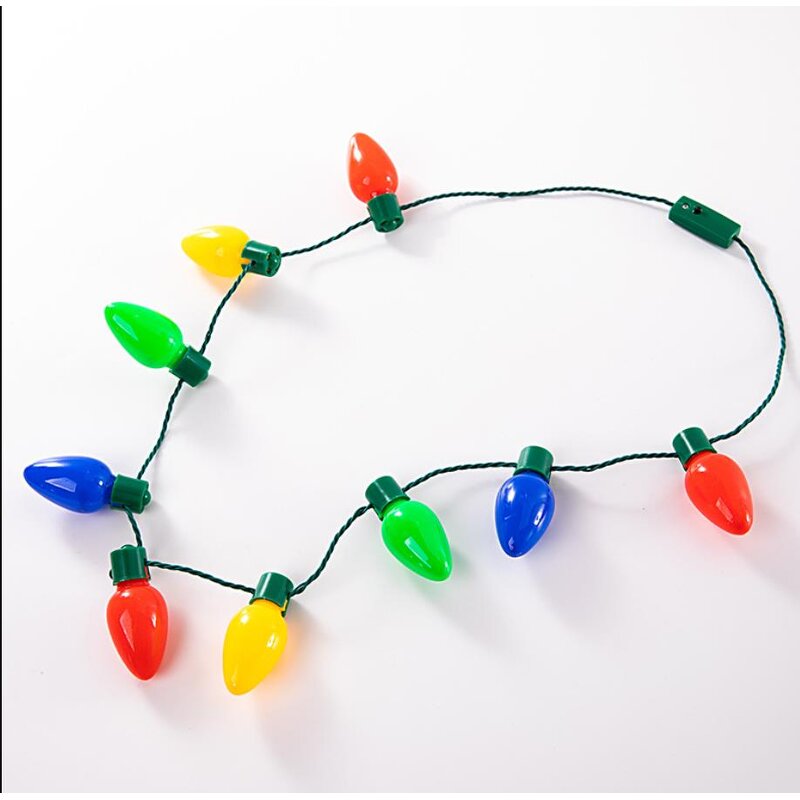 Light up Necklace Factory - OEM Bulb Christmas Halloween Party Favors