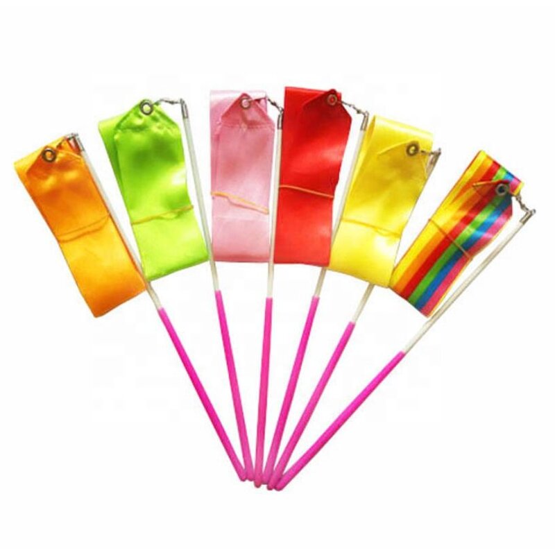 Ribbon Streamer Factory - OEM 6.5 FT Long Rhythm Wand Twirling Sticks