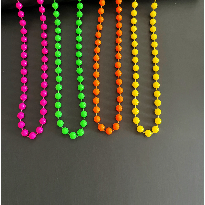 Neon Jewelry Factory - OEM Beaded Bracelets Necklaces 80s Party Costume