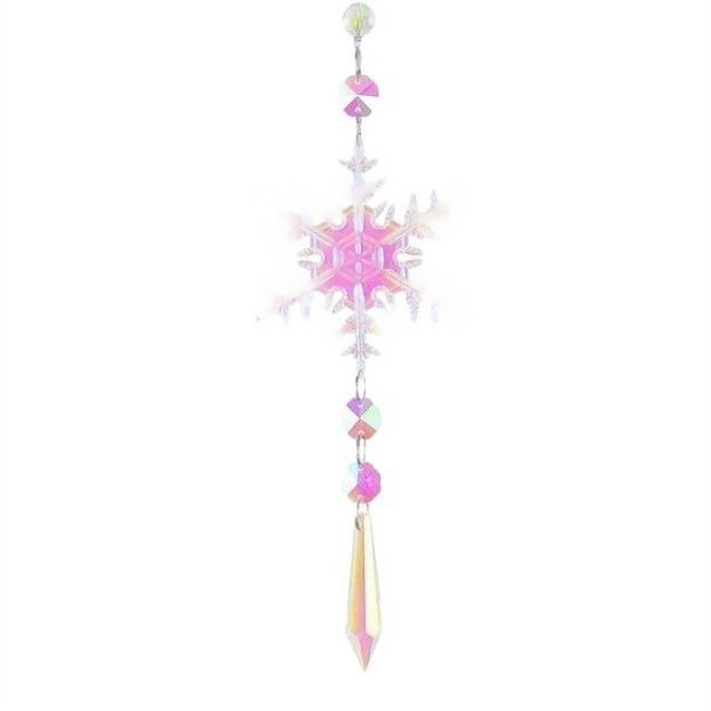Snowflake Ornament Factory - OEM Colorful Crystal Chandelier Pendant