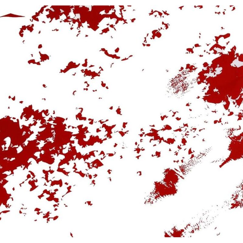 Halloween Apron Factory - OEM Bloody Horror Chef Splattered Printed Bibs