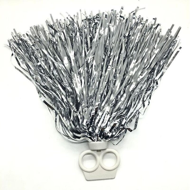 Cheerleading Pom Poms Factory - OEM Kids Metallic Foil Hand Flowers Baton