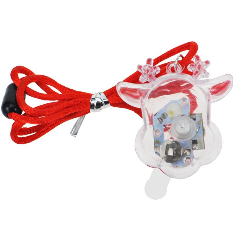 Christmas Necklaces Factory - OEM Light-Up Bulb Festive Holiday Pendant