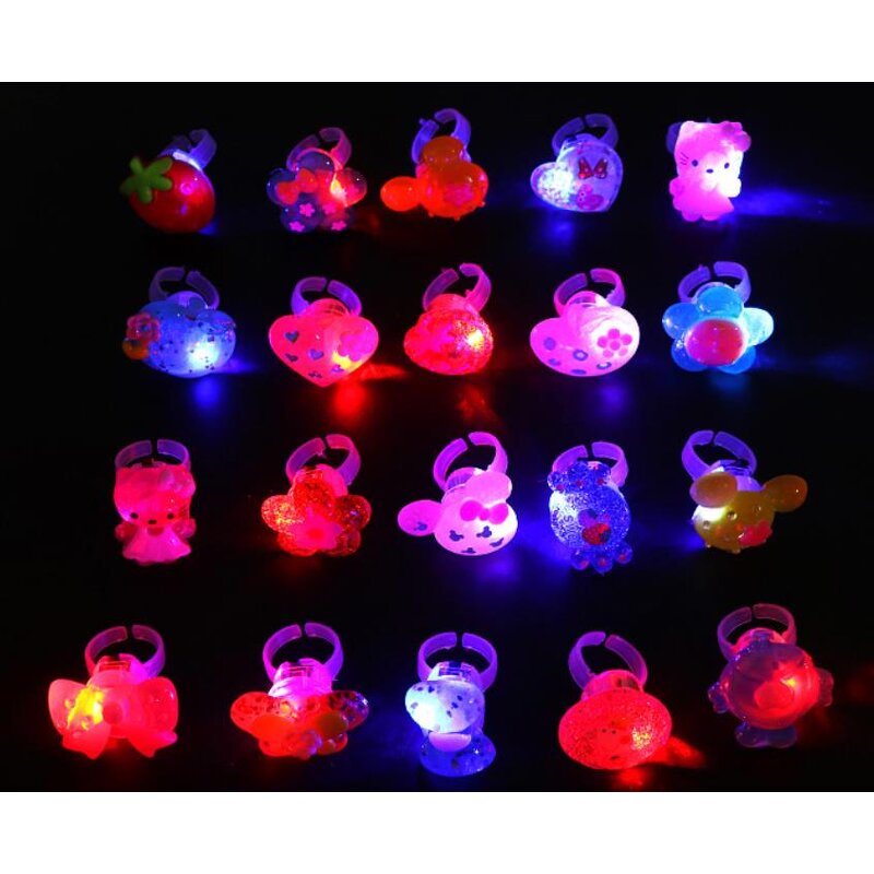Led Rings Factory - OEM Glow Flashing Finger Rings Party Favors