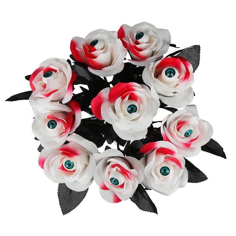 Artificial Roses Factory - OEM Bloody Eyeball Flower Bouquet Halloween Decor