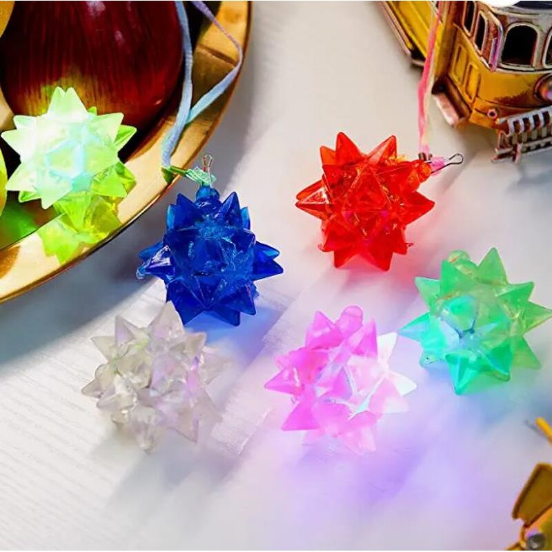 Flashing Pendant Necklace Factory - OEM Light-Up Star Party Favors Jewelry