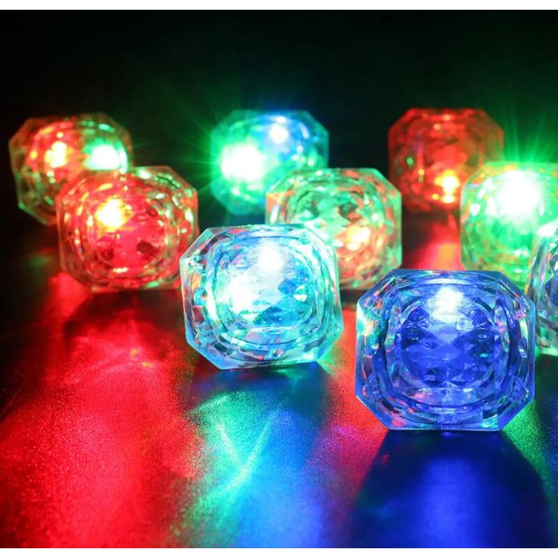 Light up Rings Factory - OEM Flashing Plastic Diamond Bling Party Favors