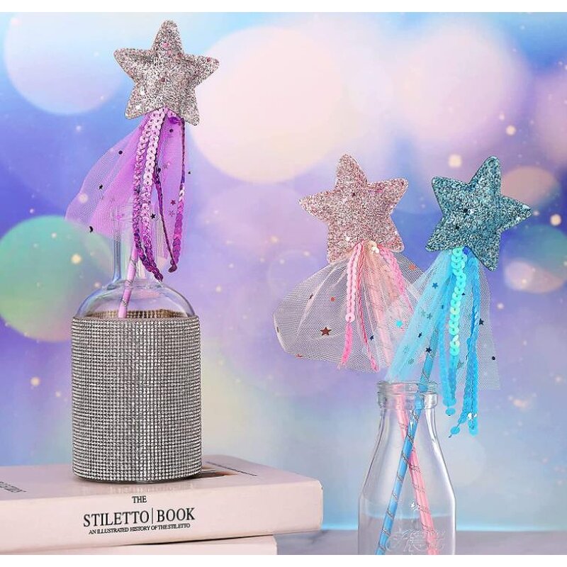 Glitter Wand Factory - OEM Star Princess Fairy Magic Stick Sequins Net