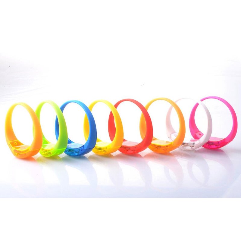 Led Bracelet Factory - OEM Voice Activated Flashing Vibration Control