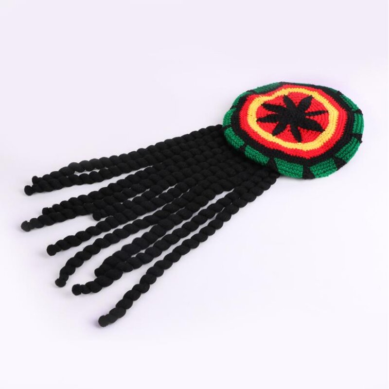 Rasta Hat Factory - OEM with Dreadlocks Winter Warm Knit Wig Cap