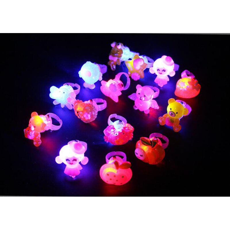 Led Rings Factory - OEM Glow Flashing Finger Rings Party Favors