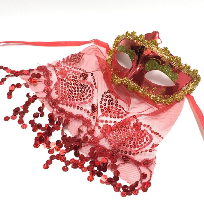 Mask Factory - OEM Halloween Belly Dance Children Masquerade Ribbon Veil