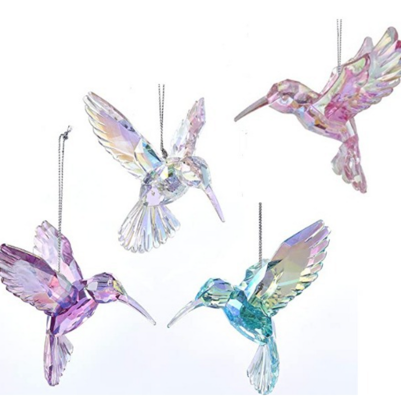 Hanging Ornaments Factory - OEM Acrylic Hummingbird Animal Figurines