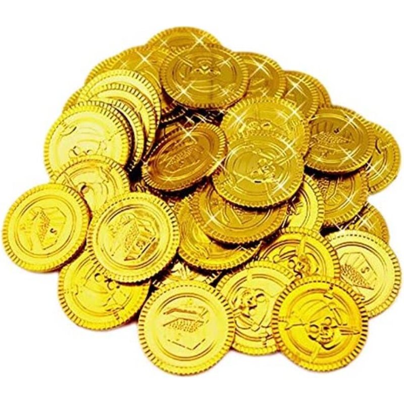 Pirate Coins Factory - Bulk Gems Jewels Party Decorations Halloween Hunt